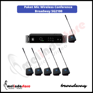 Mic Wireless Conference Broadway SG2100 - 6 Mic